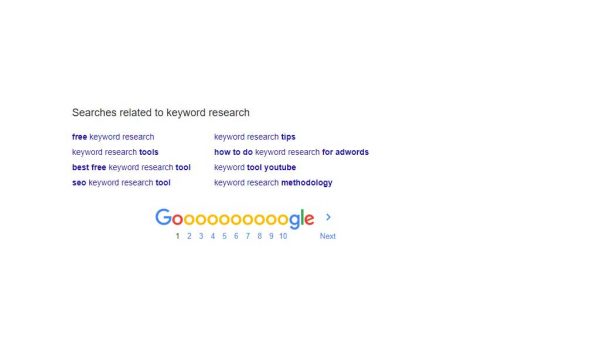 Keyword research